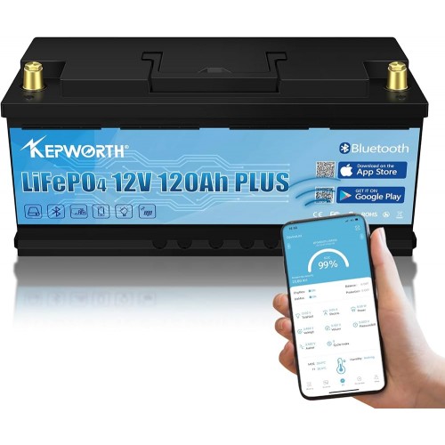 Акумулятор Kepworth LiFEPO4 12,8V 120Ah Smart Bluetooth
