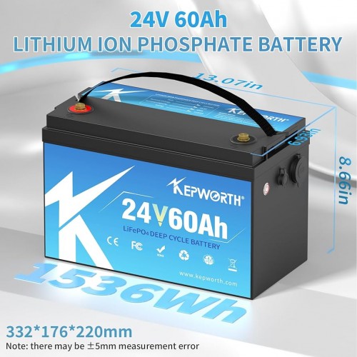 Акумулятор Kepworth LiFEPO4 25,6V 60Ah Smart Bluetooth