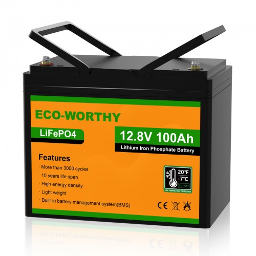 Акумулятор Eco-Worthy LiFEPO4 12,8V 100Ah
