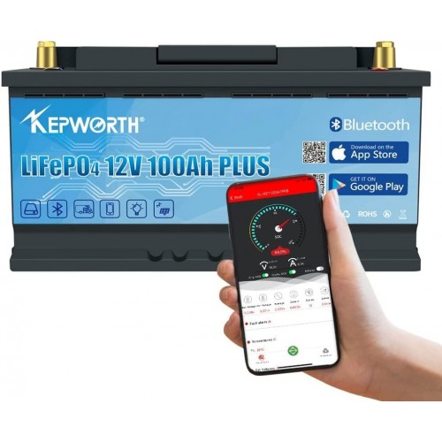 Акумулятор Kepworth LiFEPO4 12,8V 100Ah Smart Bluetooth