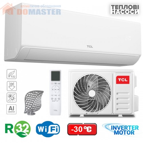 Кондиціонер TCL TAC-09CHSD/UG11V3AHB BreezeIN 2.0 - інверторний, (R-32),-30°C