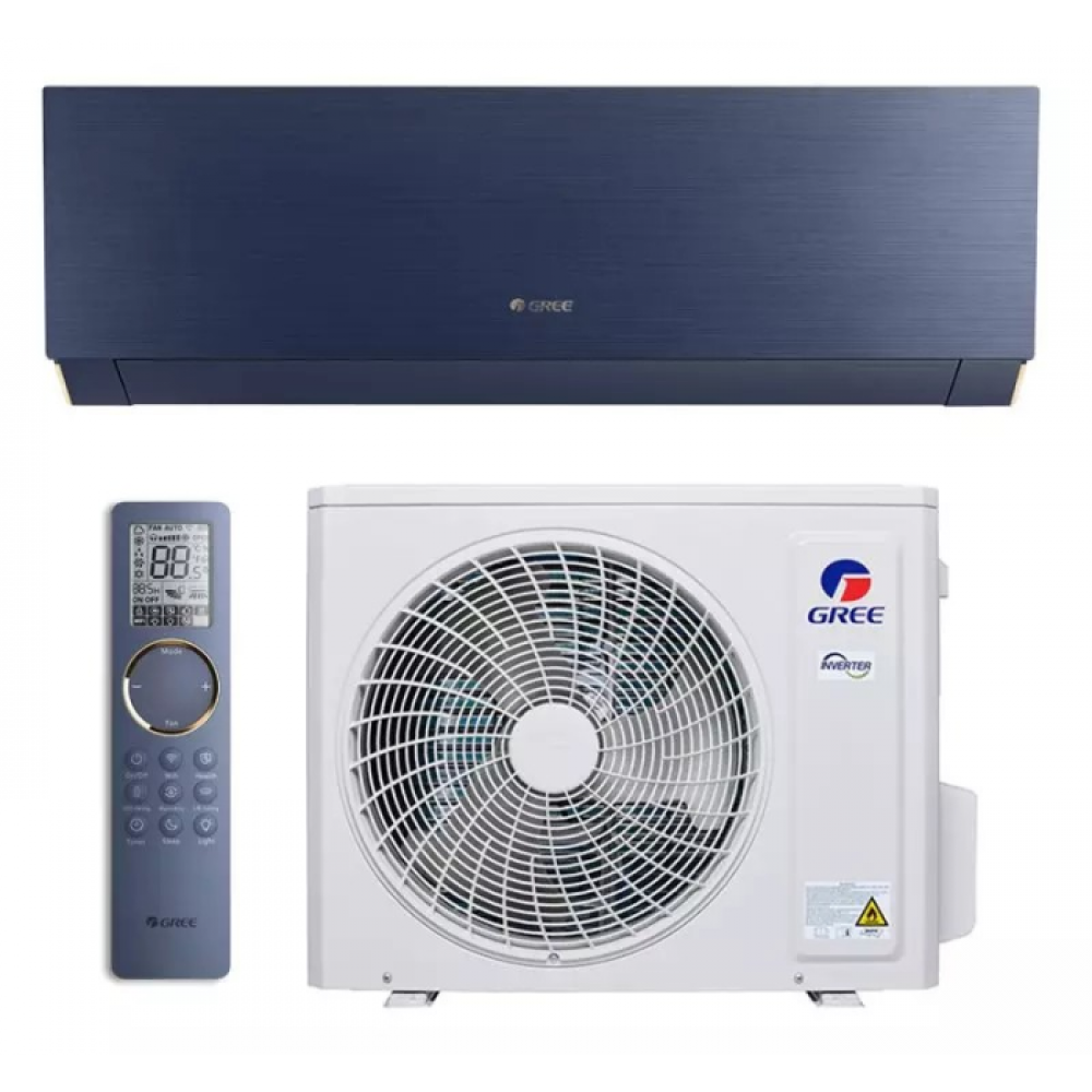 Кондиціонер GREE GWH09AUCXB-K6DNA1A BLUE Clivia - інверторний, (R-32),-25°C