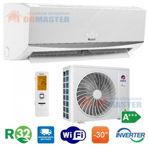 Кондиционер GREE GWH18QE-S6DBD2B (Stage DC, Інвертор), R-32, Wi-Fi, (-30°)
