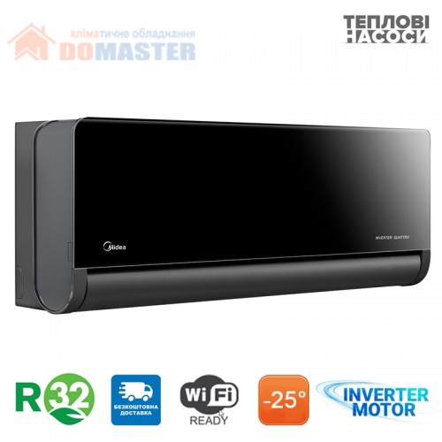 Кондиціонер Midea MSXT-09HRFN8-I/MSXT-09HRFN8-black-O PENROSE - інверторний, (R-32),-25°C