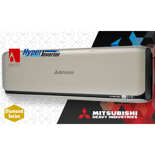 Кондиціонер Mitsubishi Heavy SRK35ZSX-WT/SRC35ZSX-W Delux - інверторний, (R-32),-15°C