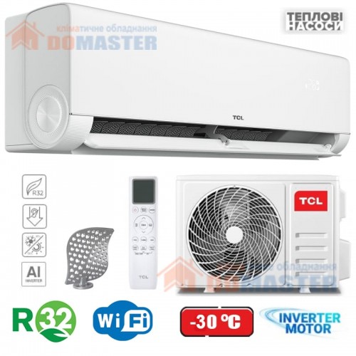 Кондиціонер TCL BreezeIN 2.0 TAC-09CHSD/UG11V3AHB, інверторний, до 25 кв. м