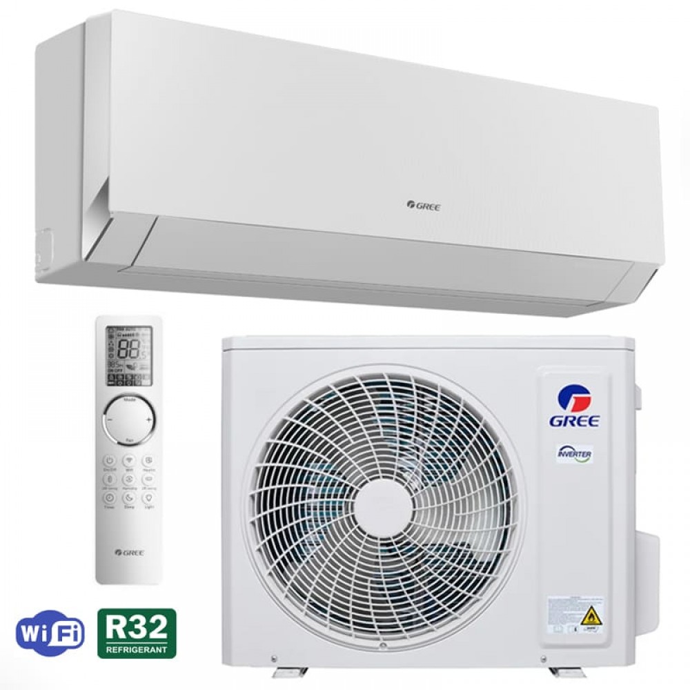 Кондиціонер Gree Clivia GWH18AUDXD-K6DNA1A White, інверторний, до 50 кв. м