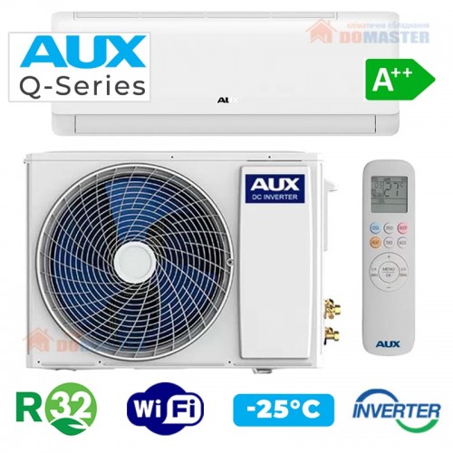 Кондиціонер AUX Q-Series ASW-H24QCR3DI, інверторний, до 70 кв. м