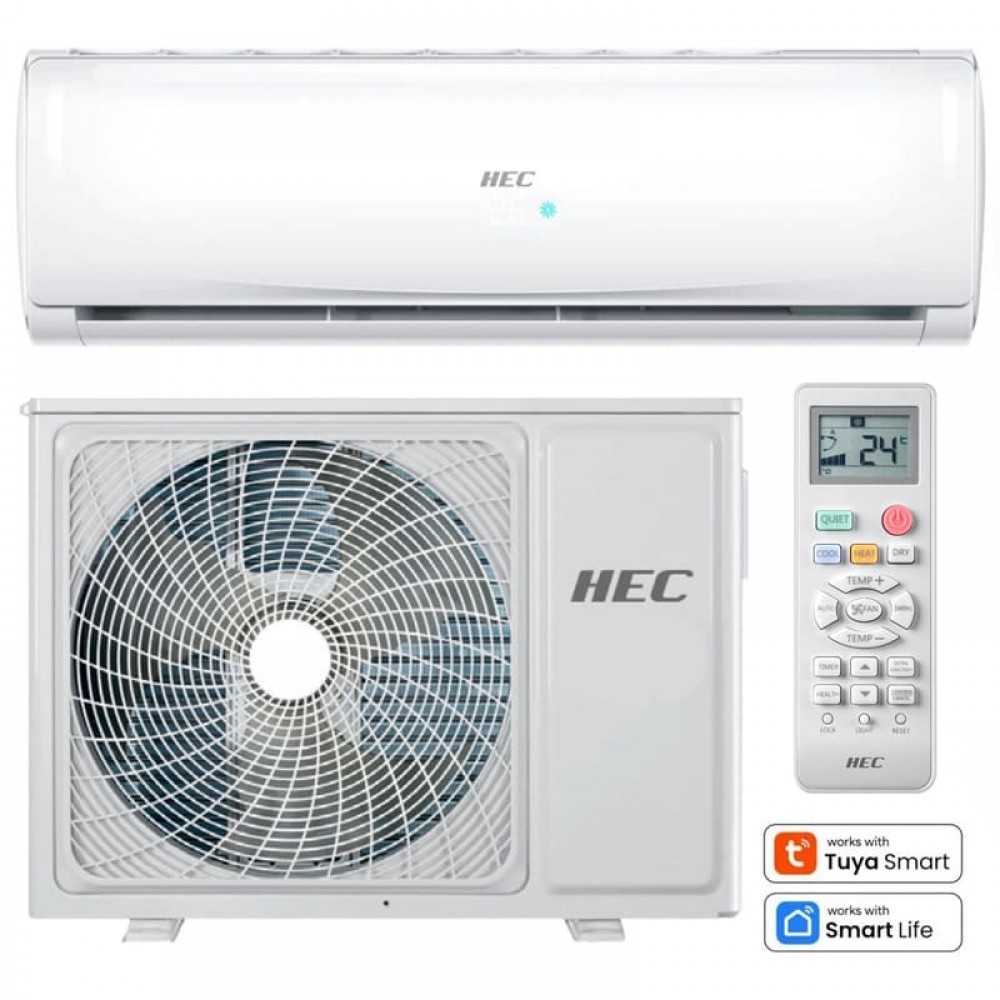 Кондиционер HEC Inverter HSU-18LT(I)/HSU-18LT(O), инверторный, до 50 кв. м
