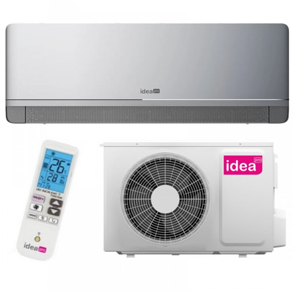 Кондиціонер Idea Breeze IPA-09HRM-FN8 SILVER, інверторний, до 25 кв. м
