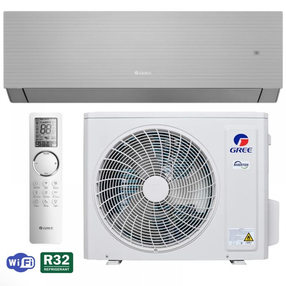 Кондиционер Gree Clivia GWH24AUDXF-K6DNA2A, инверторный, до 70 кв. м