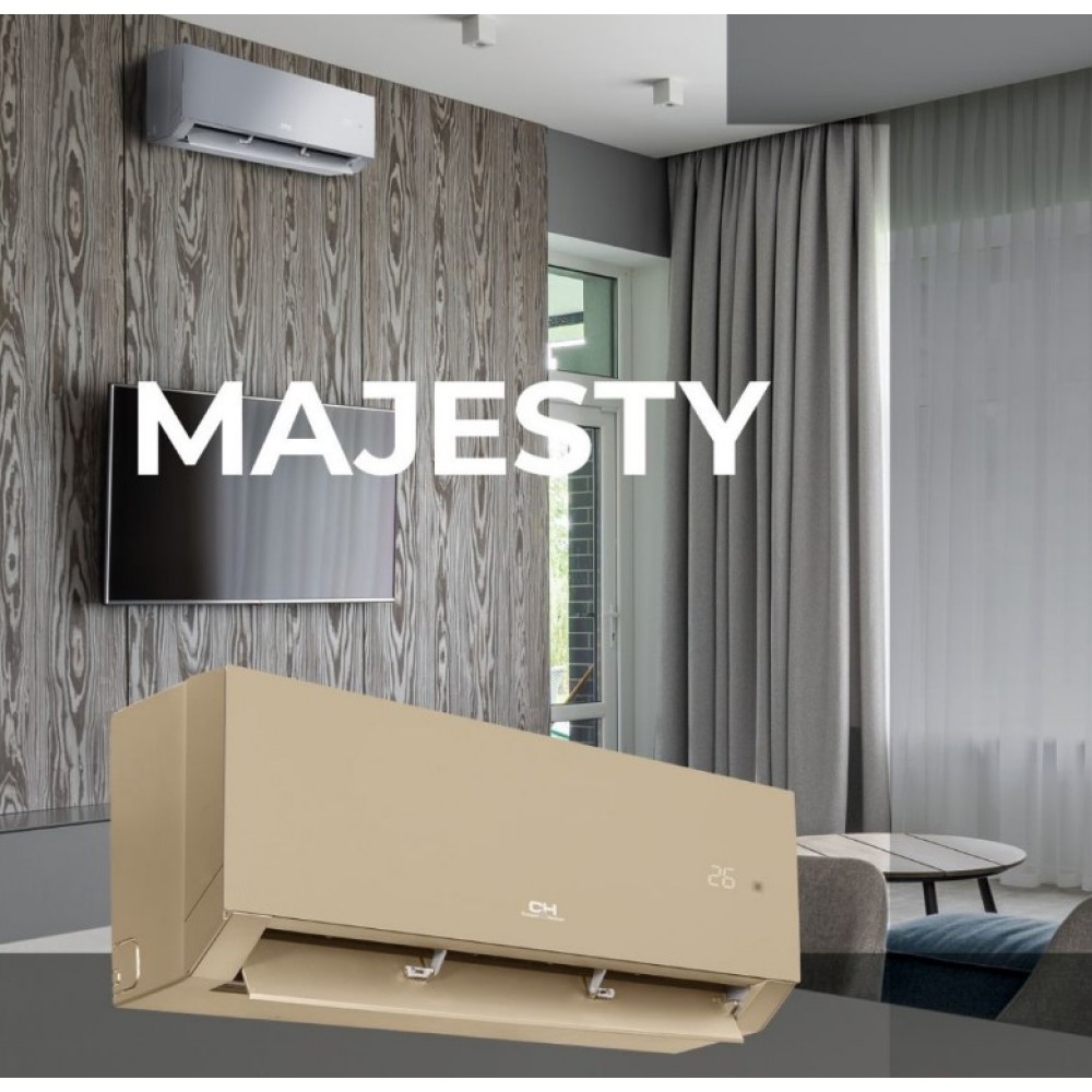 Кондиционер C&H Majesty CH-S18FTXAM-GD, инверторный, до 50 кв. м