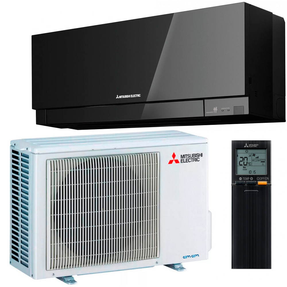 Кондиціонер Mitsubishi Electric Designe MSZ-EF25VGKB/MUZ-EF25VG, інверторний, до 25 кв. м