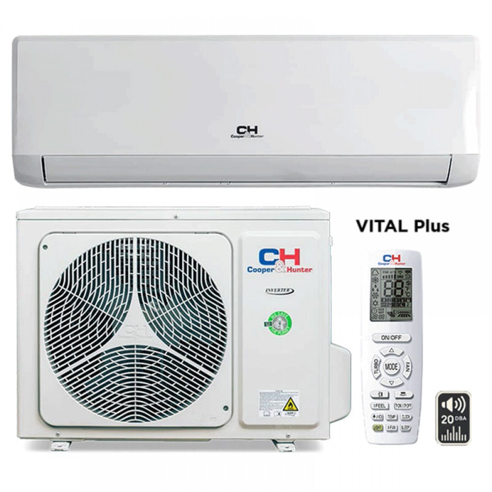 Кондиціонер C&H Vital CH-S09FTXF6-NG, інверторний, до 25 кв. м