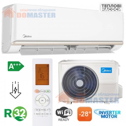 Кондиціонер Midea Nordic MSAGN-12FN8-I/MSAGN-12FN8-O, інверторний, до 35 кв. м