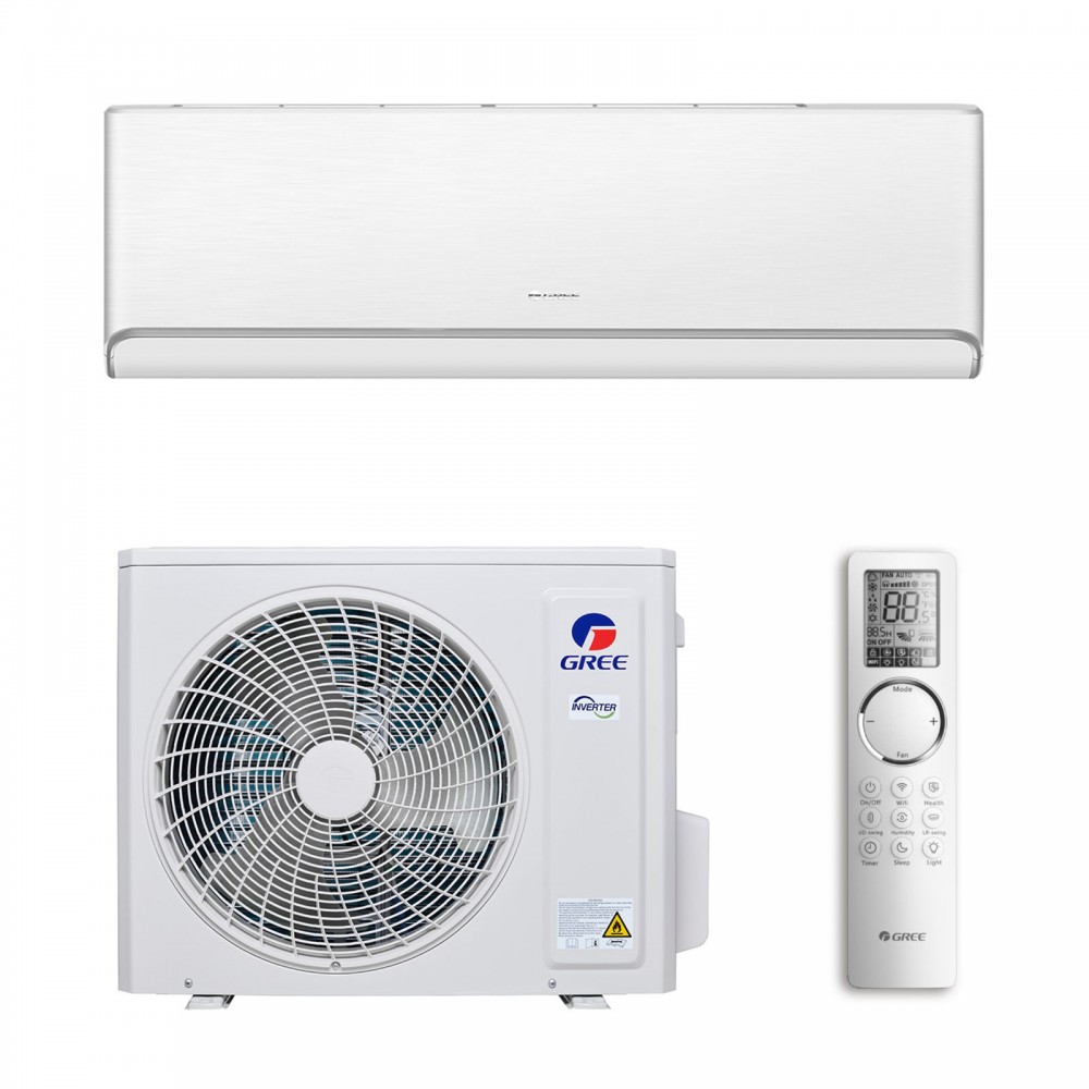 Кондиціонер Gree Airy GWH18AVDXE-K6DNA1A, інверторний, до 50 кв. м