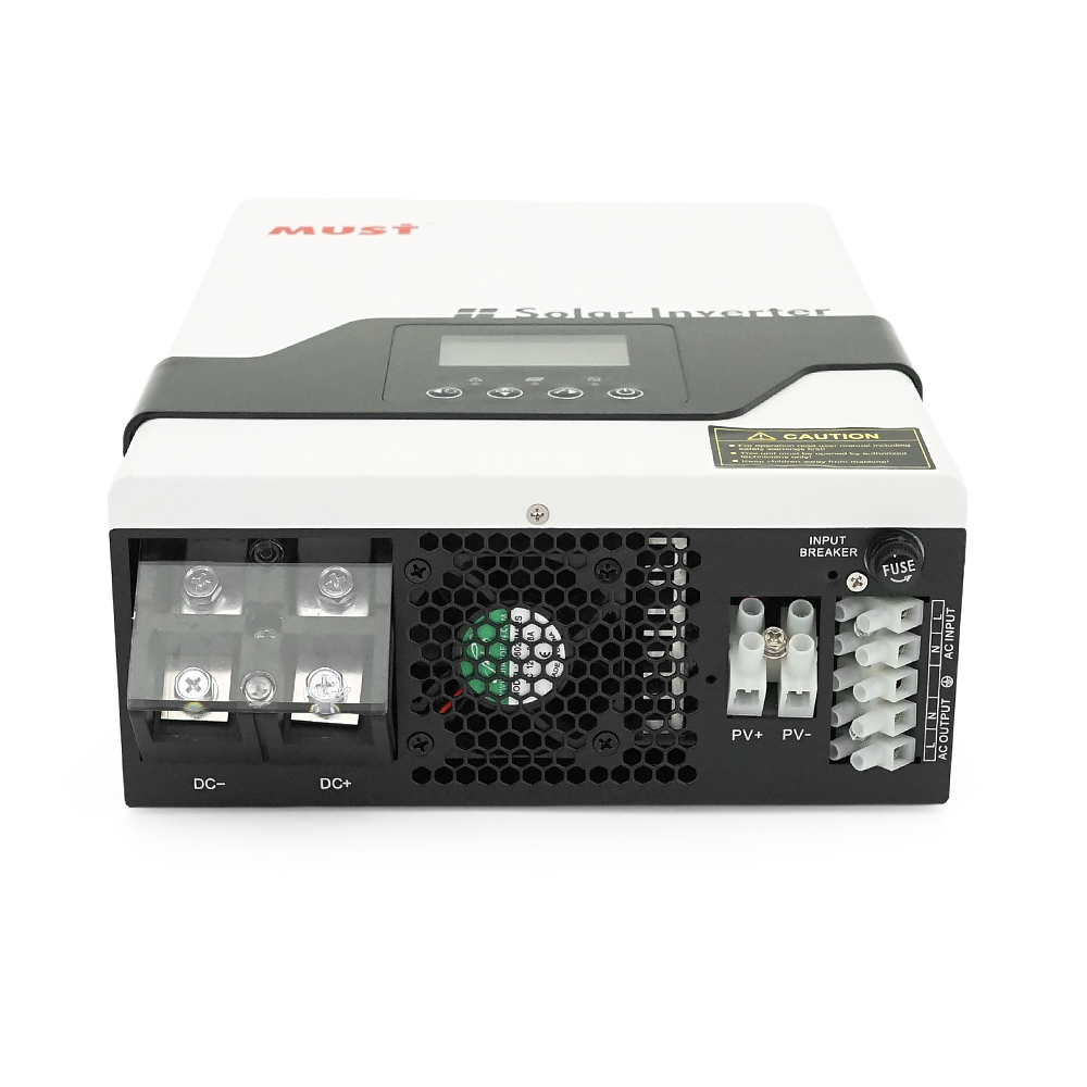 Гібридний інвертор MUST PV18-1012VMPK, 1000W, 12V, струм заряду 10/20A, 230V/4.35A, MPPT (60А, 105 Vdc)