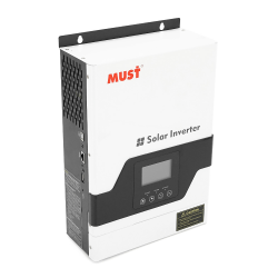 Гiбрiдний ДБЖ MUST PV18-1012VPM, 1000W, 12V, ток заряда 10-20A, 170-280V, MPPT (60А, 105 Vdc), 225*355*92 мм, 5.5 кг