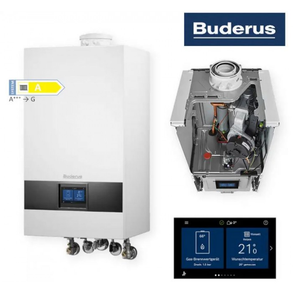 Котел газовий конденсаційний Buderus GB172i.2-25 W H (25 кВт) 