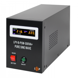 ДБЖ з правильною синусоїдою LogicPower LPY-B-PSW-500VA-350Вт-5A/10A