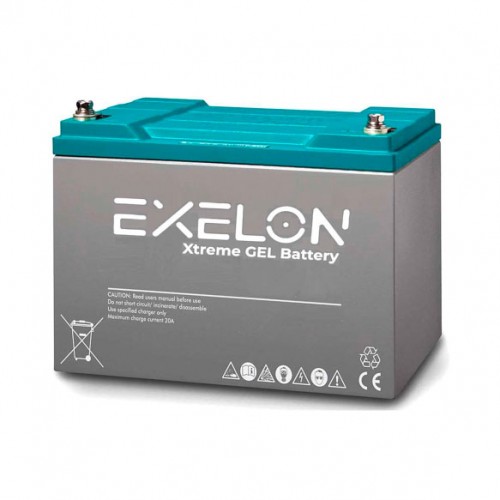 Акумулятор гелевий 150 Ah (ампер-годин) EXELON 150-12V GEL Grey Q1/48