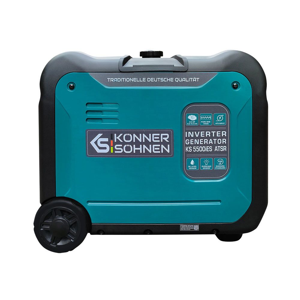 Інверторний генератор 5,5 кВт Konner & Sohnen KS 5500iES ATSR