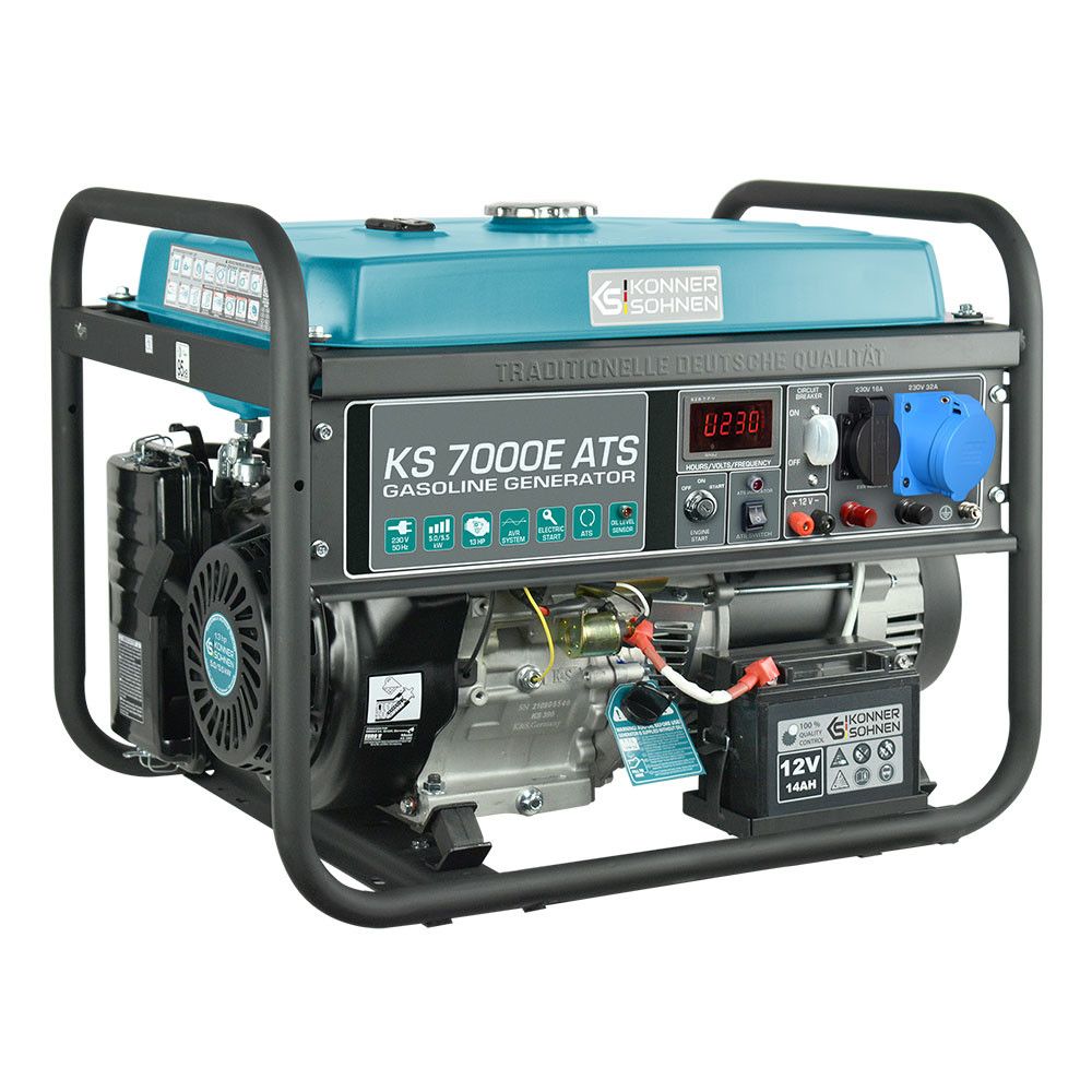 Бензиновий генератор 5,5 кВт Konner & Sohnen KS 7000E ATS