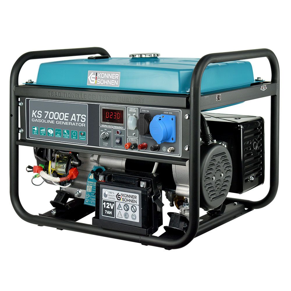 Бензиновий генератор 5,5 кВт Konner & Sohnen KS 7000E ATS