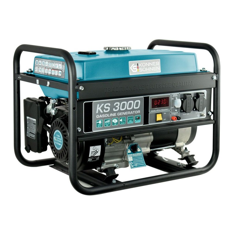 Бензиновий генератор 3 кВт Konner & Sohnen KS 3000