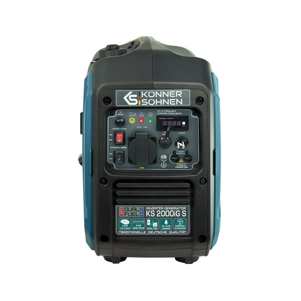 Інверторний газобензиновий генератор 2 кВт Konner & Sohnen KS 2000iG S