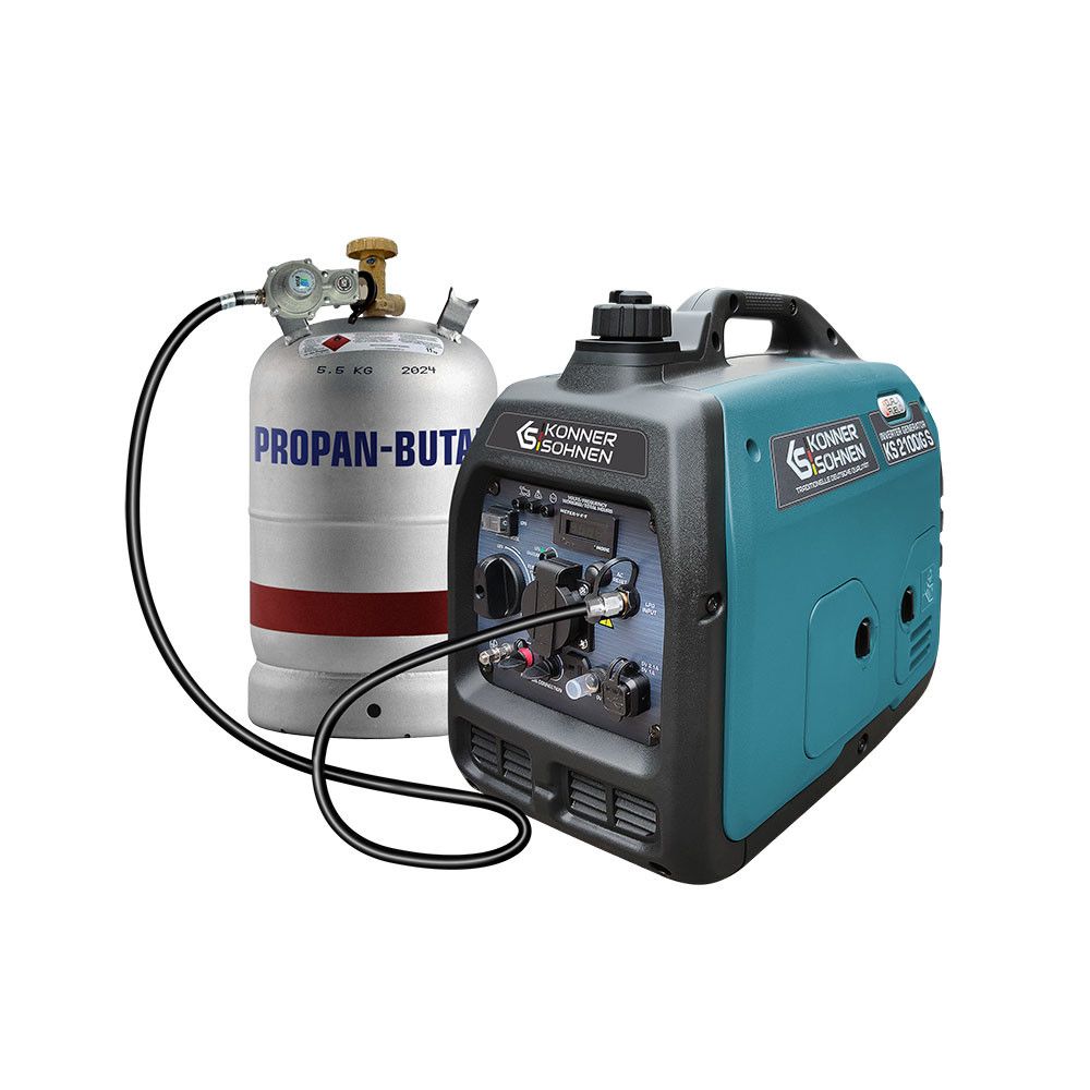 Інверторний газобензиновий генератор 2 кВт Konner & Sohnen KS 2100iG S
