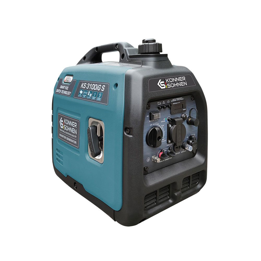 Інверторний газобензиновий генератор 3,1 кВт Konner & Sohnen KS 3100iG S