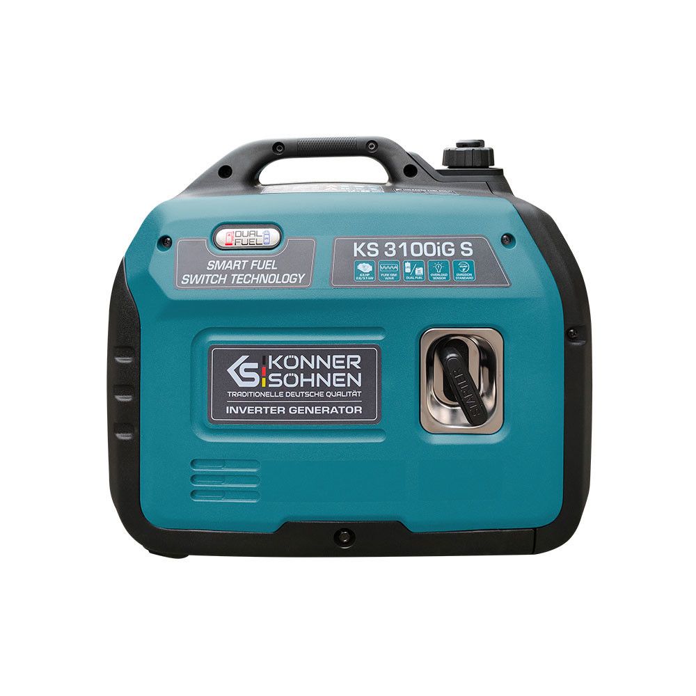 Інверторний газобензиновий генератор 3,1 кВт Konner & Sohnen KS 3100iG S