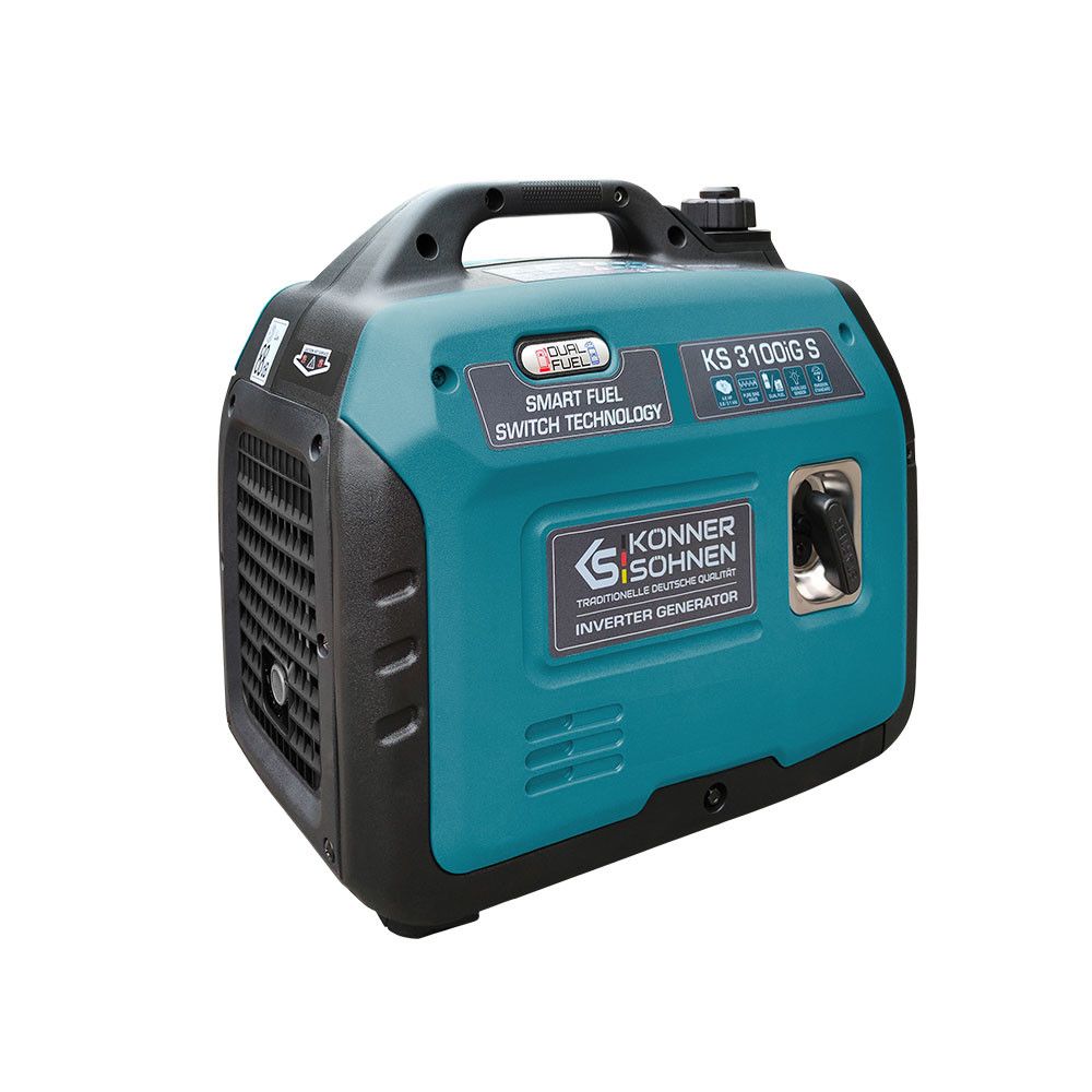 Інверторний газобензиновий генератор 3,1 кВт Konner & Sohnen KS 3100iG S