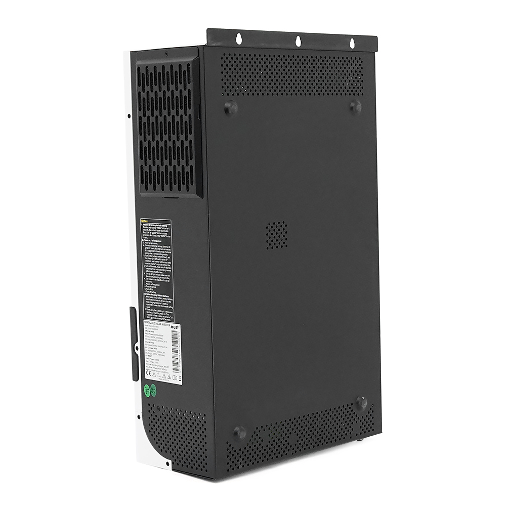 Гібридний інвертор MUST PH19-6048EXP, 6000W, 48V, струм заряду 1-60А, 160-275V, MPPT (80А, 450 Vdc), 490х300х150