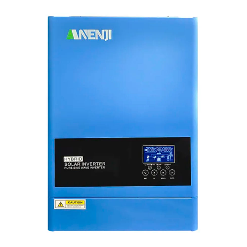 Гібридний інвертор ANENJI 6,2KW, 6200VA/6200W, 48V, струм заряду 120A(max), 170-280V, МРРТ60-500VDC, 438x295x105mm, 8,7 kg, Q2