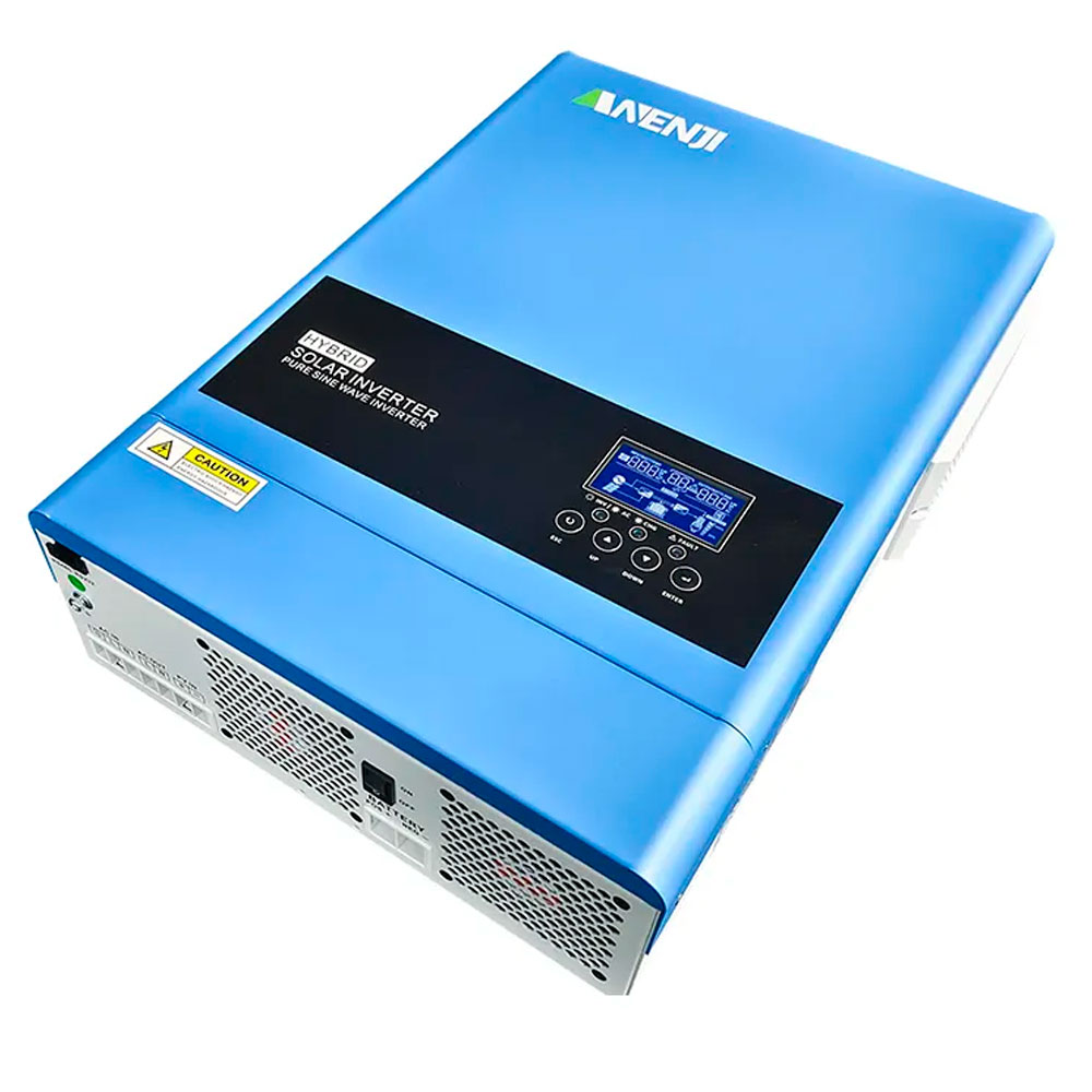 Гібридний інвертор ANENJI 6,2KW, 6200VA/6200W, 48V, струм заряду 120A(max), 170-280V, МРРТ60-500VDC, 438x295x105mm, 8,7 kg, Q2
