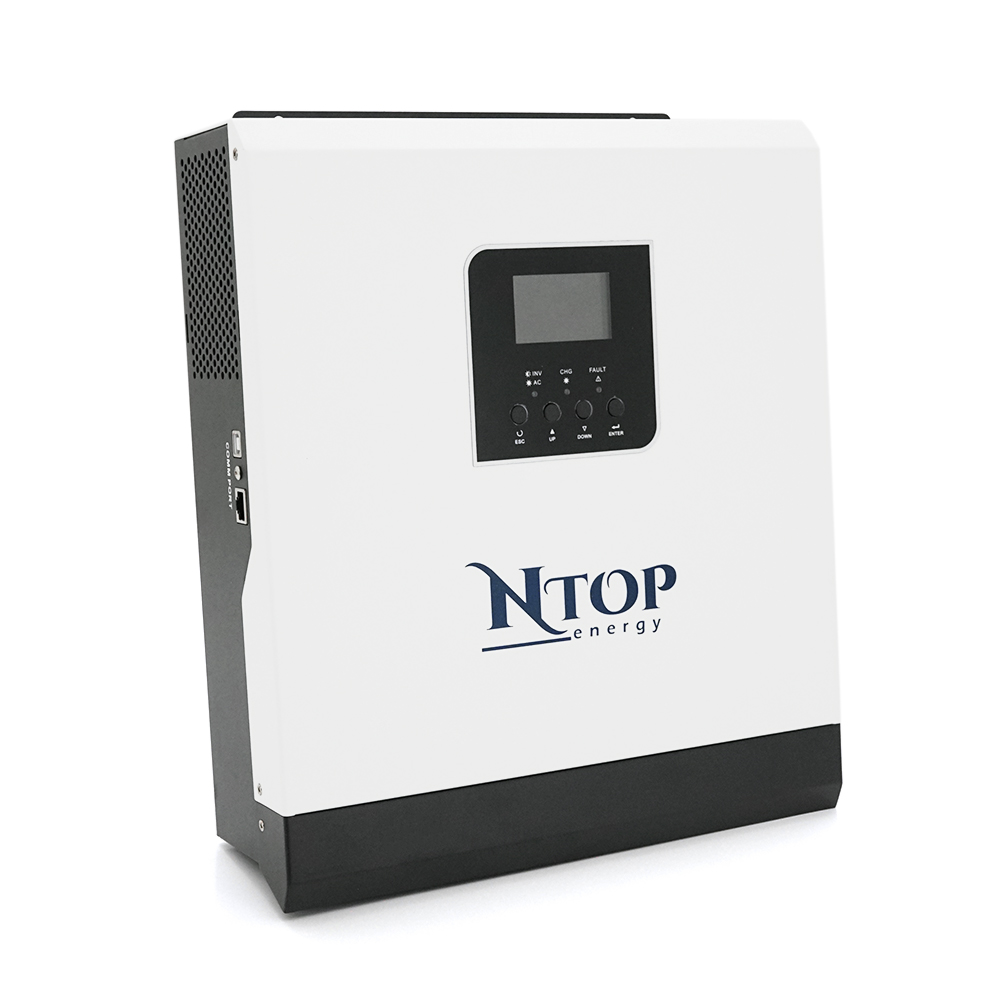 Гібридний інвертор NTOP NTP3000-24, 3000W, 24V, струм заряду 0-70A, 160-275V, ШIM-контролер (50А, 80 Vdc)