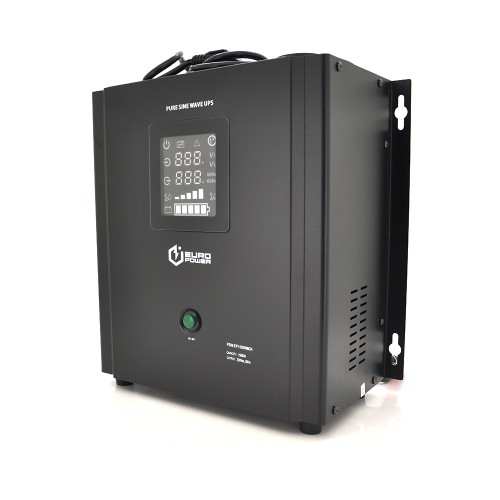 ДБЖ з правильною синусоїдою Europower PSW-EP1500WM24 10 / 20А, настінний, під зовнішню АКБ 24В, Q1