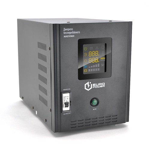 ДБЖ з правильною синусоїдою Europower PSW-EP6000TW48 20А, підлоговий, під зовнішню АКБ 48В, Q1