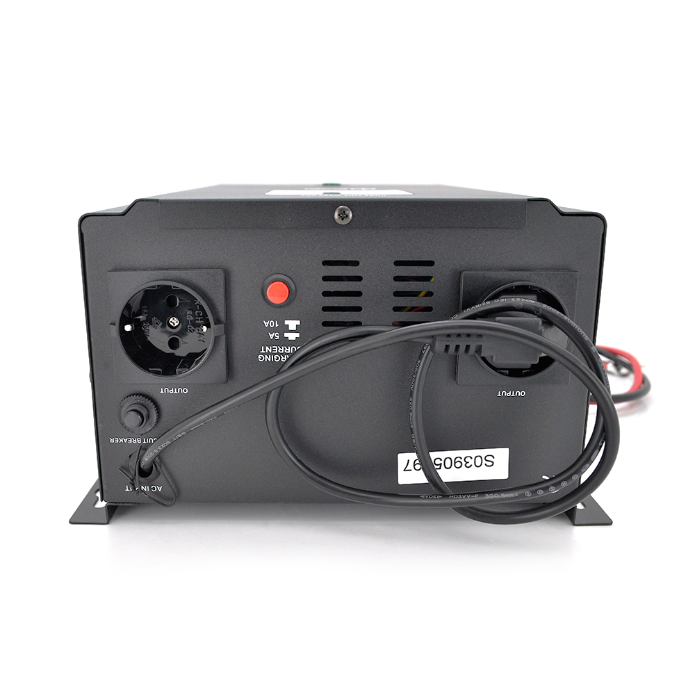 ДБЖ з правильною синусоїдою Europower PSW-EP500WM12 (300 Вт) 5/10А настінний, під зовнішню АКБ 12В , Q2 (355*325*215) 5 кг (255*218(256)*150)