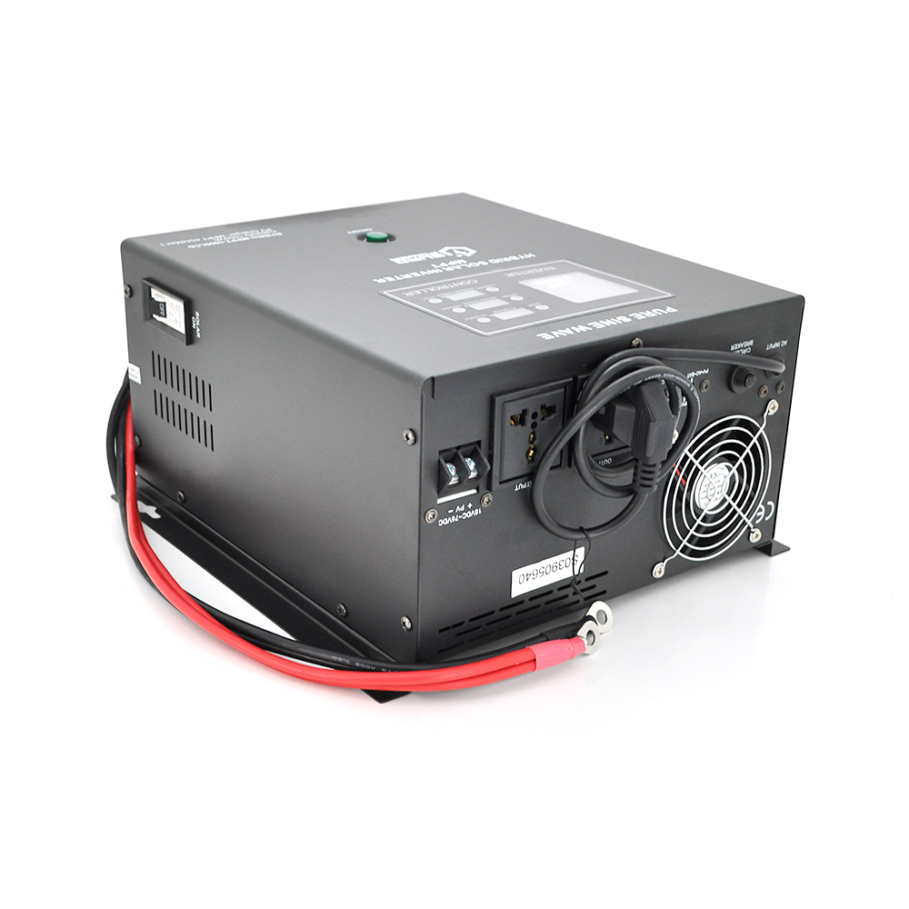 Гібридний інвертор Europower RTSWm-MPPT-1000LCD, 700W, 12V, струм заряду 10A, 140-275V, MPPT (20/40А, 15-75Vdc)