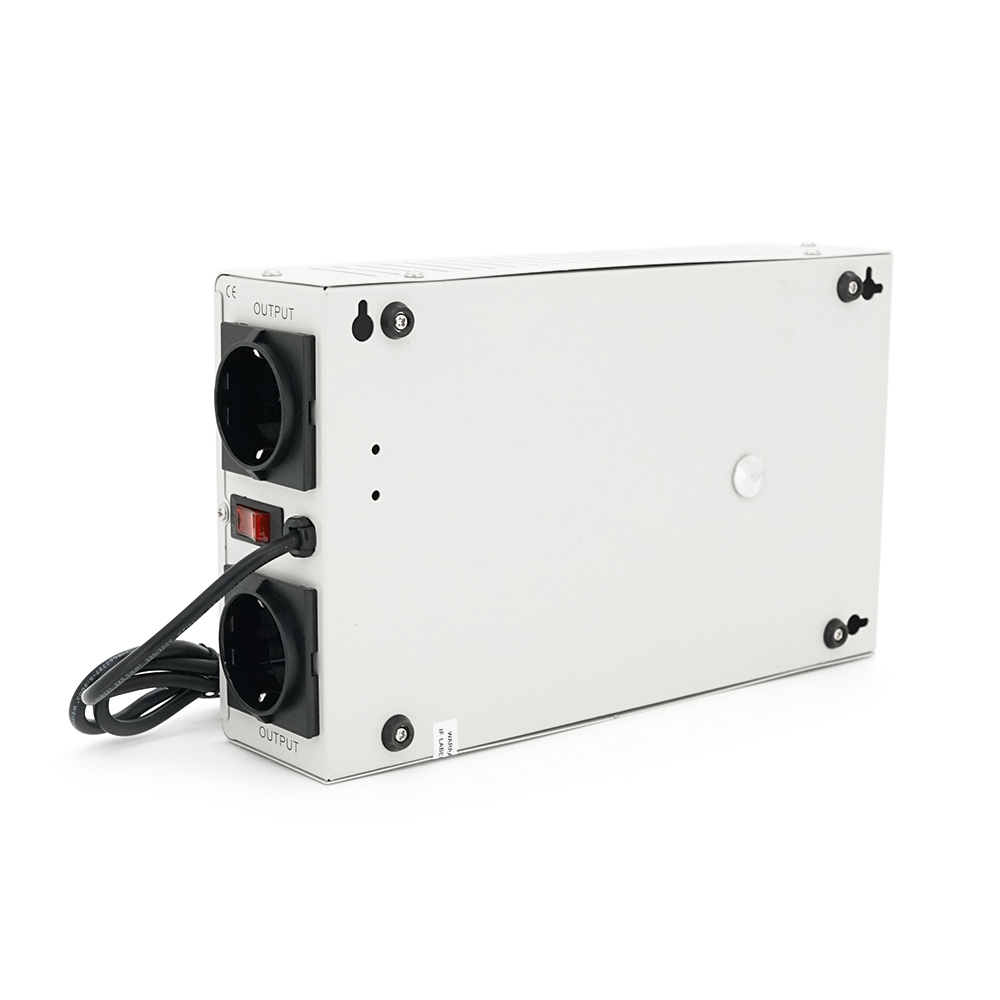 Стабілізатор напруги релейний настінного монтажу Europower SLIM-2000SBR LED, 2000VA 1400W, 140-270Vac, SHUKO 2, Q1