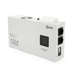 Стабілізатор напруги релейний настінного монтажу Europower SLIM-10000SBR LED, 10KVA 9000W, 140-270Vac, 2SHUKO, Q1 (515*270*205) 13.5 кг