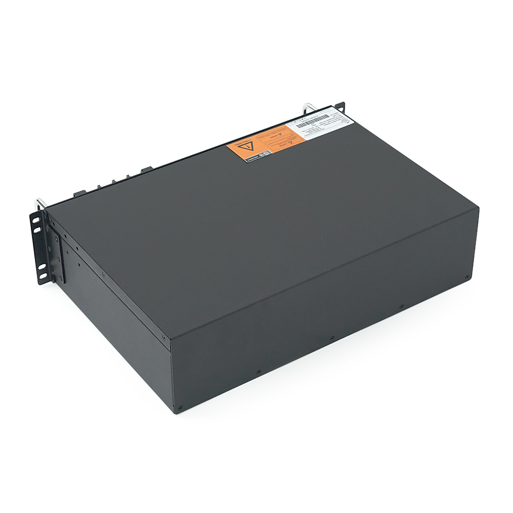 Акумуляторна батарея Ritar LiFePO4 25,6V 100Ah с Bluetooth, 2560Wh BMS100@8S для монтажу в стійку ( 522 х 240 х 219 (224) ), 23kg Q1