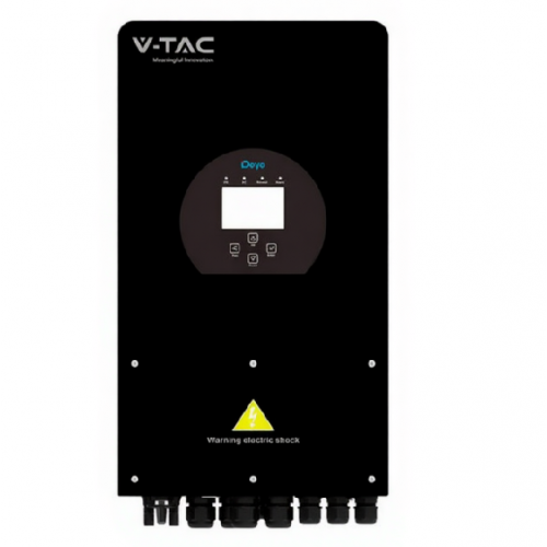 Гібридний інвертор (hybrid) BLACK Deye SUN-5K-SG03LP1-EU WI-FI, 5кВт, однофазный, (МРРТ 125-425/ 120А/ DC48В )Parallel