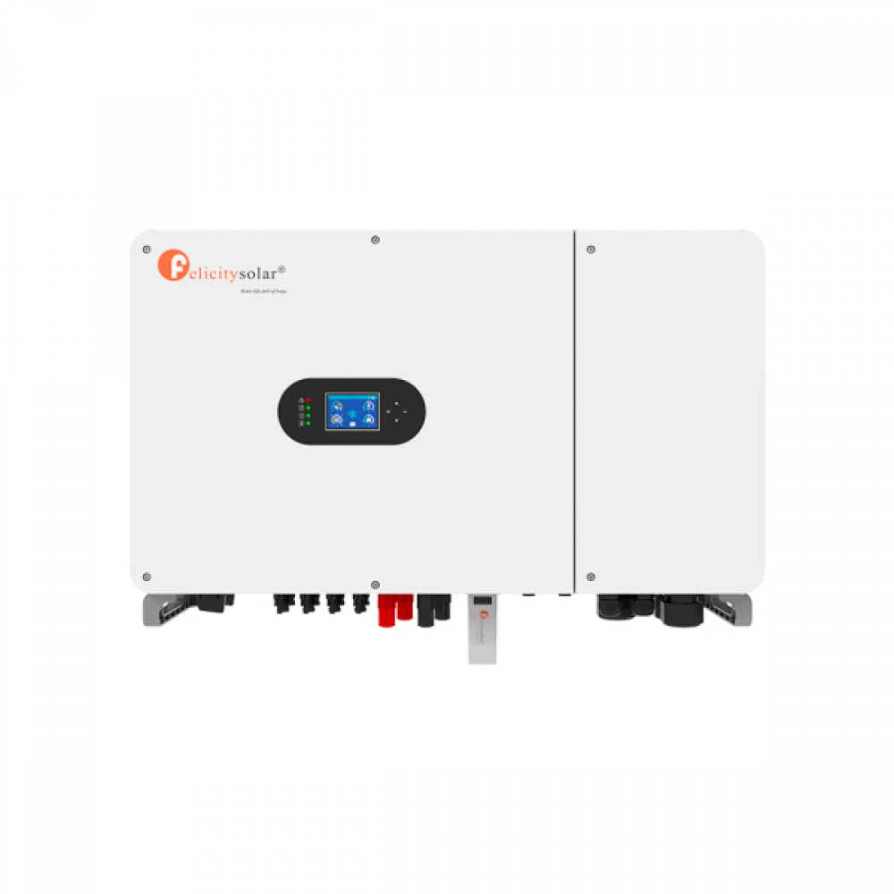 Гібридний інвертор трифазний високовольтний Filicity IVGM50KHP3G2 50kW(160-800V) MPPT(150-850V) 50A/2 HY(Parallel)