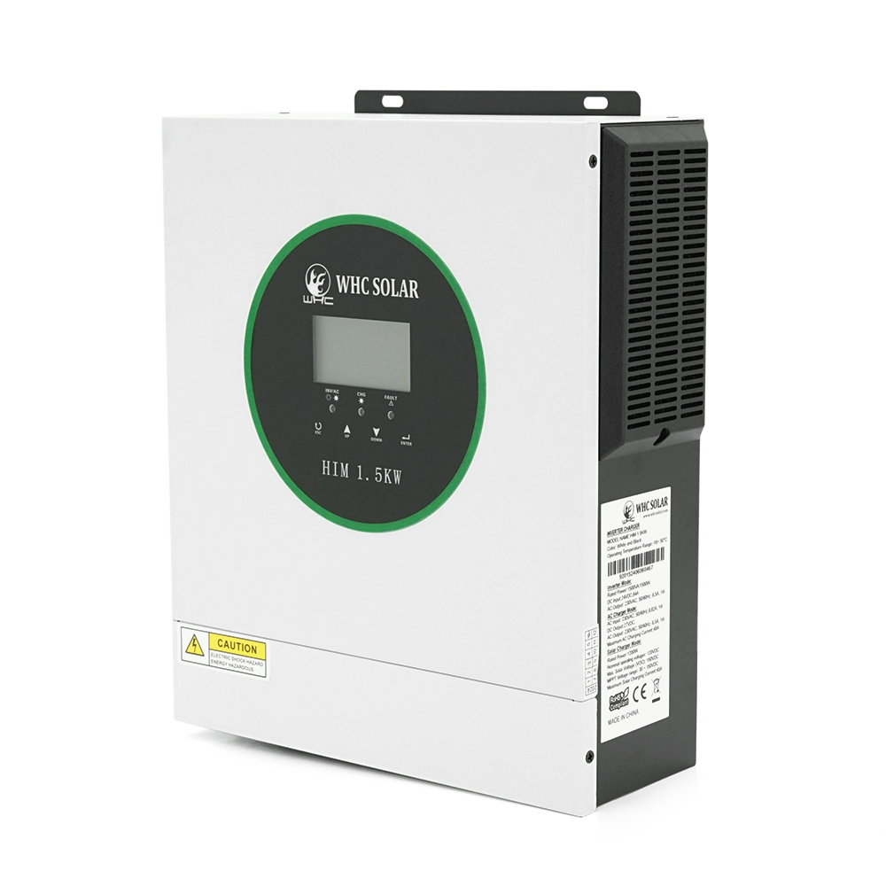 Гібридний інвертор HIM-1.5KW, 1500W, 24V, струм заряду 0-40A, 30-150V, MPPT (80А, 150 Vdc)