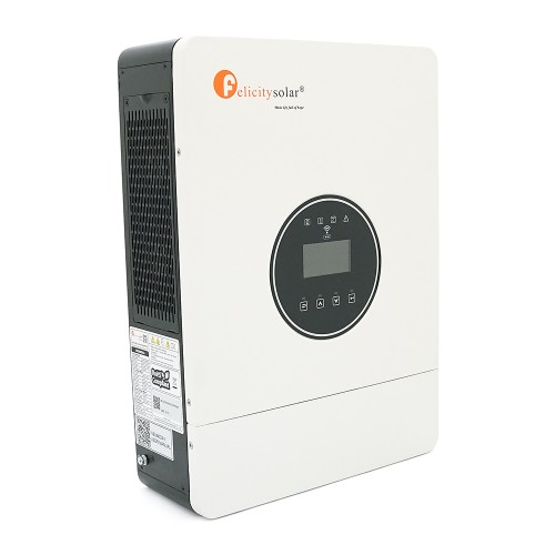 Гібридний інвертор Felicity IVEM4024-II 4KVA 230VAC 50/60Hz, 24V, MPPT-PV60-500V, струм заряду max-120A, RS232, CAN, RS485, Wi-Fi, 430*310*120 мм, 10.4 кг