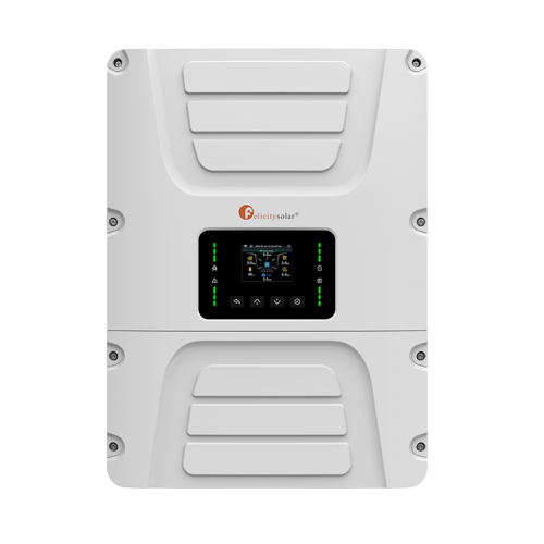 Автономний інвертор Felicity IVAM6048P1G1, 6кВт, 6000VA, 230VAC 50/60Hz, 48V, 2 MPPT-PV90-425V, струм заряду max-135A, RS485/CAN, IP65, 435×320×183.2 мм, 13.5 кг
